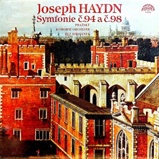 LP Joseph Haydn, Pražský Komorní Orchestr – Symfonie č. 94 / Symfonie č. 98 (Velmi pěkný stav i zvuk.)