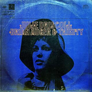 LP Julie Driscoll Brian Auger &amp; Trinity ‎– Julie Driscoll Brian Auger &amp; Trinity (Deska je v krásném a lesklém stavu, pár jemných vlásenek. Hraje výborně, čistý zvuk. Obal je mírně obnošený, lehce obroušený hřbet.)