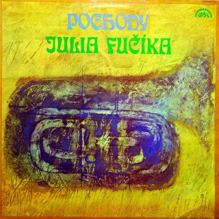 LP Julius Fučík, Czechoslovak Military Band, Rudolf Urbanec ‎– Marches (Na desce povrchové kosmetické vady. Hraje fajn, bezvadný zvuk. Obal jen lehce obnošený.)