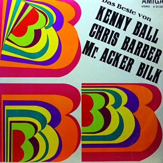 LP Kenny Ball, Chris Barber, Mr. Acker Bilk - Das Beste Von Ball, Barber Und Bil (Deska i obal jsou v pěkném stavu, jen nevýrazné stopy používání.)