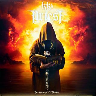 LP KK's Priest – Sermons Of The Sinner (Originální vnitřní obal s potiskem má kousek (3 cm) proseknutou hranu. CD chybí.)