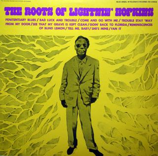 LP Lightnin' Hopkins ‎– The Roots Of Lightnin' Hopkins (ALBUM (1968, Germany, Country Blues) VÝBORNÝ STAV)
