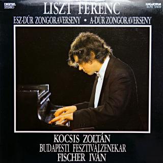 LP Liszt Ferenc, Kocsis Zoltán ‎– Esz-Dúr Zongoraverseny, A-Dúr Zongoraverseny (Deska i obal jsou ve velmi pěkném stavu.)