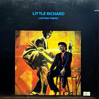 LP Little Richard ‎– Lifetime Friend (Deska je v pěkném stavu, pár vlásenek. Hraje fajn, velmi dobrý zvuk. Obal je taky pěkný s cenovkou na čelní straně a výsekem (import).)