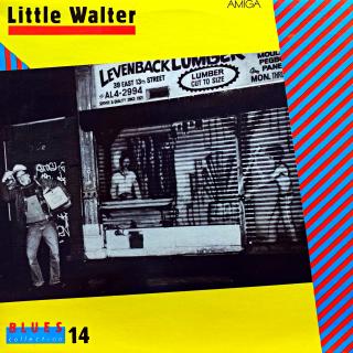 LP Little Walter – Blues Collection 14 (Deska je v krásném a lesklém stavu, jen pár jemných vlásenek pod ostrým světlem. Bezvadný a čistý zvuk i v pasážích mezi skladbami. Obal je taky lesklý a ve výborné kondici.)