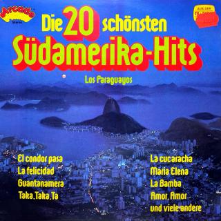 LP Los Paraguayos ‎– Die 20 Schönsten Südamerika-Hits (Deska i obal jsou ve velmi pěkném stavu.)