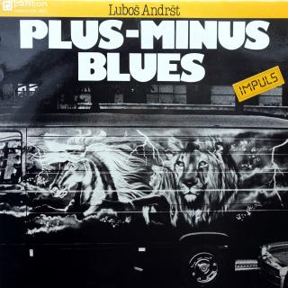 LP Luboš Andršt ‎– Plus-minus Blues (Deska i obal jsou v pěkném stavu, pár jemných vlásenek (Album, CZ, 1988, Fusion, Jazz-Rock))