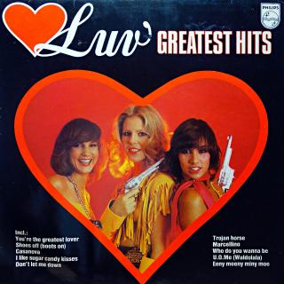 LP Luv' ‎– Greatest Hits (Deska je lehce ohraná s vlásenkami. Bezvadný a čistý zvuk. Obal je pěkný, lehké stopy používání.)
