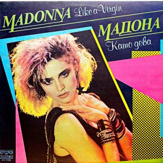 LP Madonna ‎– Like A Virgin (Deska je v krásném a lesklém stavu, jen pár vlásenek. Hraje výborně, bezvadný a čistý zvuk. Obal je v perfektní kondici.)