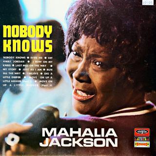 LP Mahalia Jackson – Nobody Knows (Orig. vnitřní obal s potiskem.)