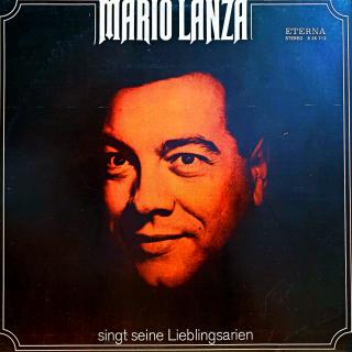 LP Mario Lanza – Mario Lanza Singt Seine Lieblingsarien (Deska i obal jsou v bezvadném a lesklém stavu. Pravděpodobně nehrané.)