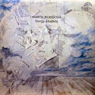 LP Marta Kubišová ‎– Songy A Balady (Deska je v krásném a lesklém stavu. Obal je taky v perfektní kondici.)