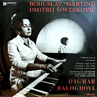 LP Martinů, Šostakovič, Baloghová, Hrnčíř – I. Klavírní Koncert S Orchestrem... (Deska v top stavu!)