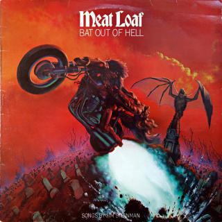 LP Meat Loaf ‎– Bat Out Of Hell (Deska mírně ohraná, hodně jemných vlásenek, ale zvuk je ok. Pouze mírný praskot v záznamu. Obal lehce obnošený, mírně obroušené hrany.)