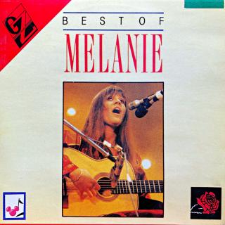 LP Melanie – Best Of Melanie (Modrý průsvitný vinyl. Deska i obal jsou v bezvadném a lesklém stavu. Pravděpodobně nehrané.)