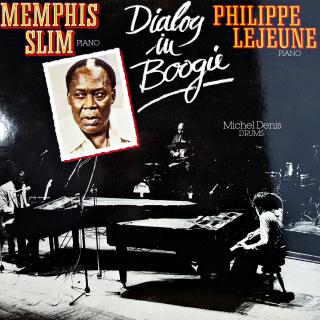 LP Memphis Slim, Philippe Lejeune ‎– Dialog In Boogie (ALBUM (Germany, 1980, Blues) VELMI DOBRÝ STAV)