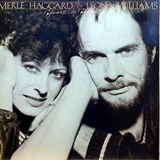 LP Merle Haggard &amp; Leona Williams ‎– Heart To Heart (Deska i obal jsou ve velmi pěkném stavu. )