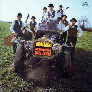 LP Metropolitan Jazz Band ‎– Dixieland (Deska v pěkném stavu, pouze velmi jemné vlásenky. Obal v krásném stavu (Album, Czechoslovakia, 1983, Jazz, Dixieland) )