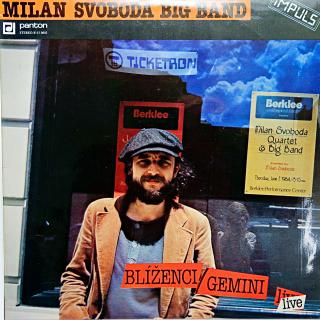 LP Milan Svoboda Big Band ‎– Blíženci = Gemini (Live) (Deska ve velmi pěkném stavu, pár jemných vlásenek. Obal v perfektním stavu.)