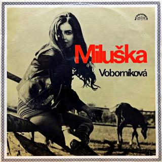 LP Miluška Voborníková – Miluška Voborníková (Včetně přílohy. Deska i obal jsou v krásném a lesklém stavu, pravděpodobně nehrané.)
