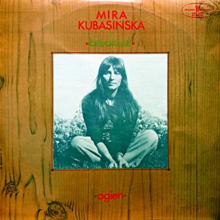 LP Mira Kubasińska &amp; Breakout – Ogień (Deska i obal jsou v krásném a lesklém stavu, pravděpodobně nehrané. Jen drobná stopa po stržené cenovce na zadní straně obalu.)