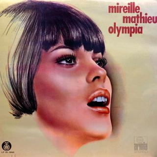 LP Mireille Mathieu ‎– Olympia (Na desce několik jemných povrchových oděrek a jemné vlásenky. Hraje fajn, dobrý zvuk. Rozevírací obal ve velmi pěkném stavu.)