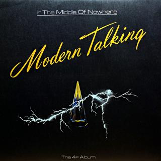 LP Modern Talking ‎– In The Middle Of Nowhere - The 4th Album (Deska je v krásném a lesklém stavu, jen pár jemných vlásenek. Hraje skvěle, výborný a čistý zvuk. Obal je taky téměř v perfektní kondici, pouze velmi jemné stopy používání.)