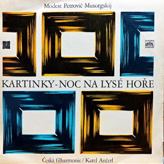 LP Modest Petrovič Musorgskij, Karel Ančerl – Kartinky / Noc Na Lysé Hoře (Velmi pěkný stav i zvuk!)