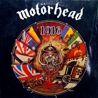 LP Motörhead ‎– 1916 (Včetně přílohy. Deska v pěkném stavu, pár jemných vlásenek. Obal také pěkný, jen lehce obnošený.)