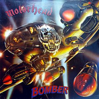 LP Motörhead ‎– Bomber (Deska lehce ohraná s jemnými vlásenkami. Obal také lehce obnošený s drobnými oděrkami na hranách.)