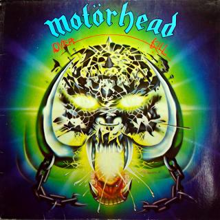 LP Motörhead ‎– Overkill (Deska v pěkném stavu, pouze velmi jemné vlásenky. Obal také pěkný, drobné oděrky na hranách.)