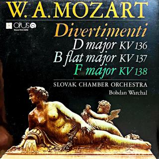 LP Mozart, Bohdan Warchal – Divertimenti: D Major Kv 136 / B Flat Major Kv... (Deska v top stavu!)