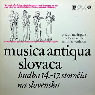LP Musica Antiqua Slovaca: Hudba 14.-17. Storočia Na Slovensku (Deska i rozevírací obal jsou ve velmi pěkném stavu.)