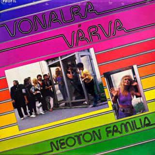 LP Neoton Familia – Vonalra Várva (Včetně přílohy. Deska je v bezvadném a lesklém stavu, pravděpodobně nehraná. Obal je taky krásný, jen velmi lehké stopy používání.)