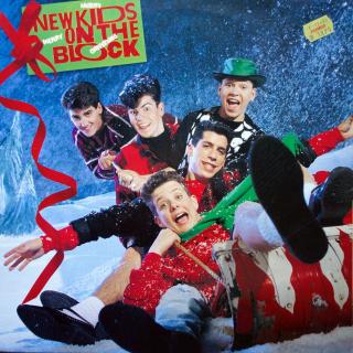 LP New Kids On The Block ‎– Merry, Merry Christmas (ALBUM (1989, Holland) VÝBORNÝ STAV)