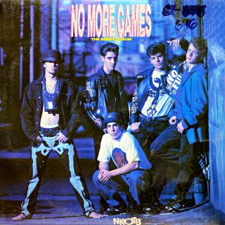 LP New Kids On The Block ‎– No More Games (The Remix Album) (Včetně přílohy. Deska je ohraná s vlásenkami i drobnými oděrkami. Ve skladbě A5 jsou asi minutu slyšet lupance, jinak jen mírný praskot v záznamu. Obal v pěkném stavu s popiskem na čelní straně 