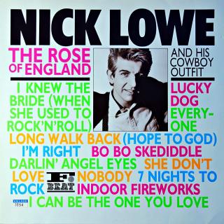 LP Nick Lowe And His Cowboy Outfit ‎– The Rose Of England (Na desce jen jemné vlásenky, pěkný stav)