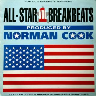 LP Norman Cook ‎– All-Star Breakbeats Volume 1 ((1990) LOOPY, BEATY, SAMPLY, DJ TOOLS, DESKA V HORŠÍM STAVU)