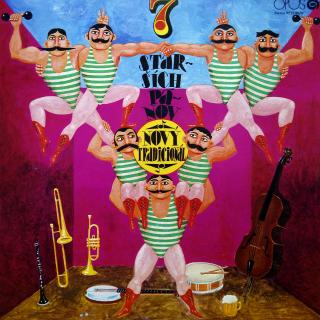 LP Nový Tradicionál ‎– 7 Starších Pánov (Deska i obal v pěkném stavu, pár jemných vlásenek (Album, Czechoslovakia, 1978, Dixieland, Swing))