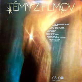LP Orchestra Of The Meritorious Artist Gustav Brom ‎– Témy Z Filmov (Deska lehce ohraná s jemnými vlásenkami. Obal také lehce obnošený.)