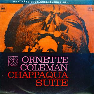 LP Ornette Coleman ‎– Chappaqua Suite (Deska je v krásném stavu, jen několik krátkých ultra-jemných vlásenek pod ostrým světlem. Bezvadný a čistý zvuk. Obal mírně obnošený, lehce obroušené hrany a vytlačený obrys kotouče.)