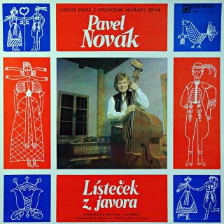 LP Pavel Novák ‎– Lísteček Z Javora (Deska i obal jsou v krásném stavu, jen velmi lehké stopy používání pod ostrým světlem. Bezvadný a čistý zvuk.)