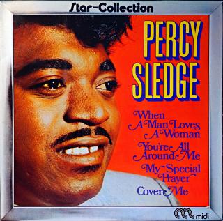 LP Percy Sledge ‎– Star-Collection (Deska jen lehce ohraná s jemnými vlásenkami. Obal v pěkném stavu (Compilation, Germany, 1973, Soul))