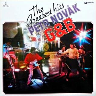 LP Petr Novák, G&amp;B – The Greatest Hits (Deska je v pěkném a lesklém stavu, pouze jemné vlásenky. Hraje fajn, jen mírný praskot v tichých pasážích. Obal je ve velmi pěkném stavu.)