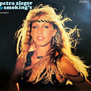 LP Petra Zieger &amp; Smoking's – Traumzeit (Deska i obal jsou v krásném a lesklém stavu, jen několik jemných vlásenek a stopa po stržené cenovce na zadní straně obalu.)