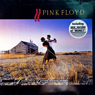 LP Pink Floyd ‎– A Collection Of Great Dance Songs (Deska je trochu ohraná, hodně jemných vlásenek a povrchových oděrek. Nicméně záznam je stále kvalitní, pouze mírný praskot v tichých pasážích. Obal jen lehce obnošený.)