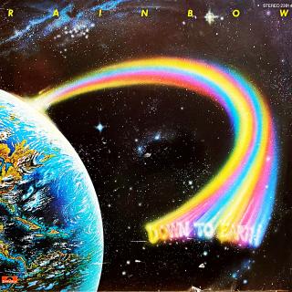 LP Rainbow – Down To Earth (Deska je mírně ohraná s mnoha jemnými vlásenkami. Hraje fajn, velmi dobrý zvuk, jen mírný praskot na začátku desky. Obal je v dobrém stavu s několika oděrkami na hranách.)
