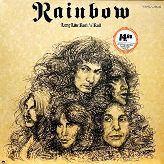 LP Rainbow – Long Live Rock 'N' Roll (Deska i rozevírací obal jsou v krásném a lesklém stavu, jen pár ultra-jemných vlásenek pod ostrým světlem. Hraje perfektně, výborný a čistý zvuk i v pasážích mezi skladbami. Orig. vnitřní obal s potiskem.)