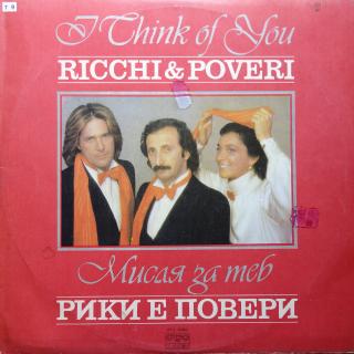LP Ricchi &amp; Poveri ‎– I Think Of You ((1982))