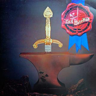 LP Rick Wakeman ‎– The Myths And Legends Of King Arthur And The Knights Of The R (Deska jen lehce ohraná s jemnými vlásenkami. Rozevírací obal také jen lehce obnošený.)